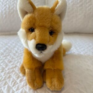 Plush Fox Stuffed Animal - Golden Brown and Cream